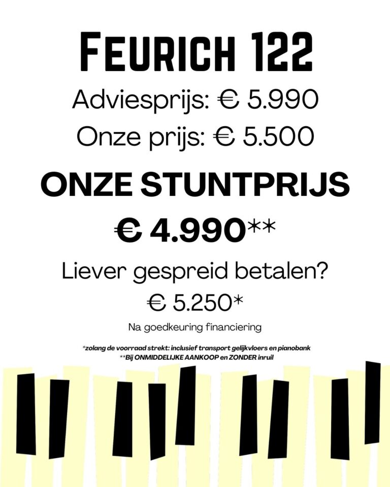 ACTIE STUNT 122 Feurich piano