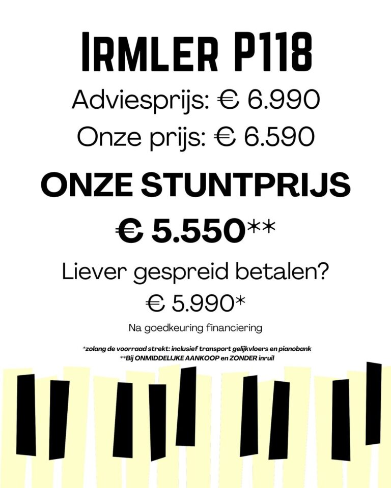 ACTIE STUNT P118 Irmler piano